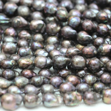 14-16mm schwarze barocke nukleierte Perlen Großhandel Lieferant, E190005